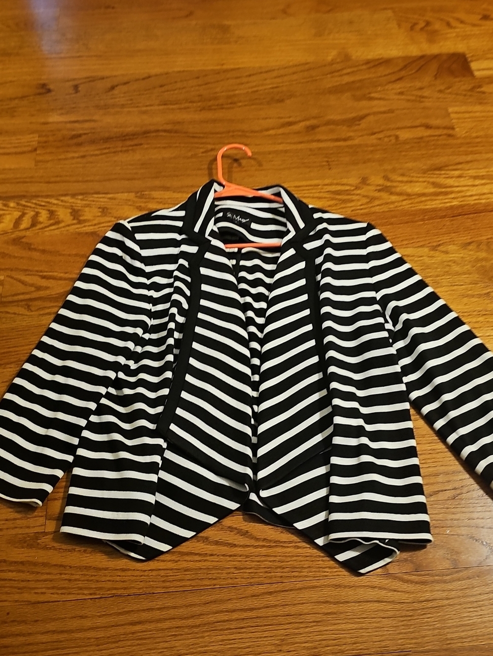 Black & White Striped Blazer
